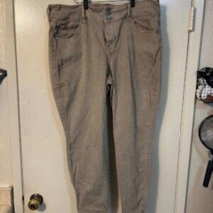 Torrid Grey Jeans – Midfit Super Skinny, Super Soft Size 20S